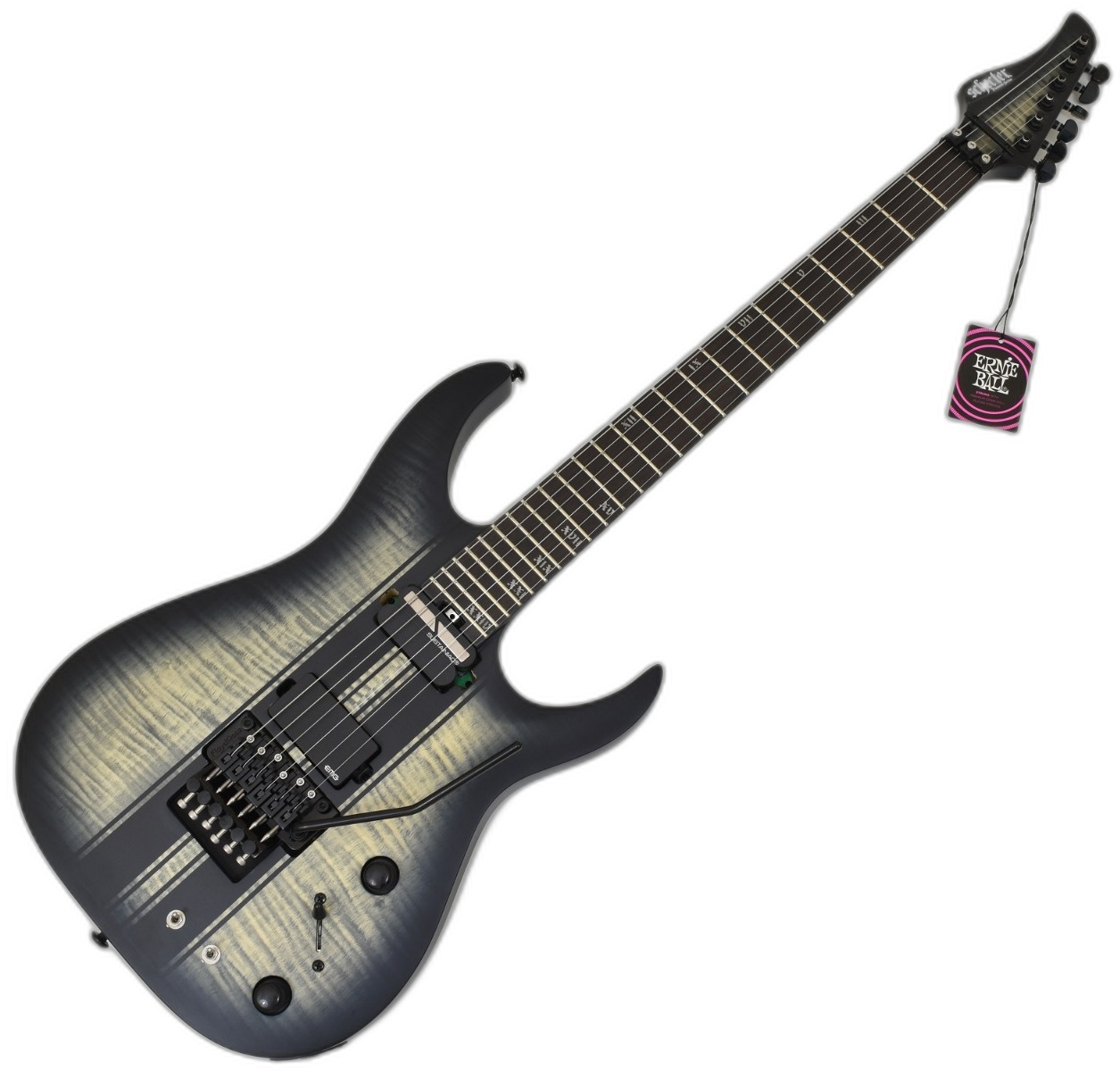 Schecter Sullivan King Banshee-6 FR-S guitar in Obsidian Blood - 2484
