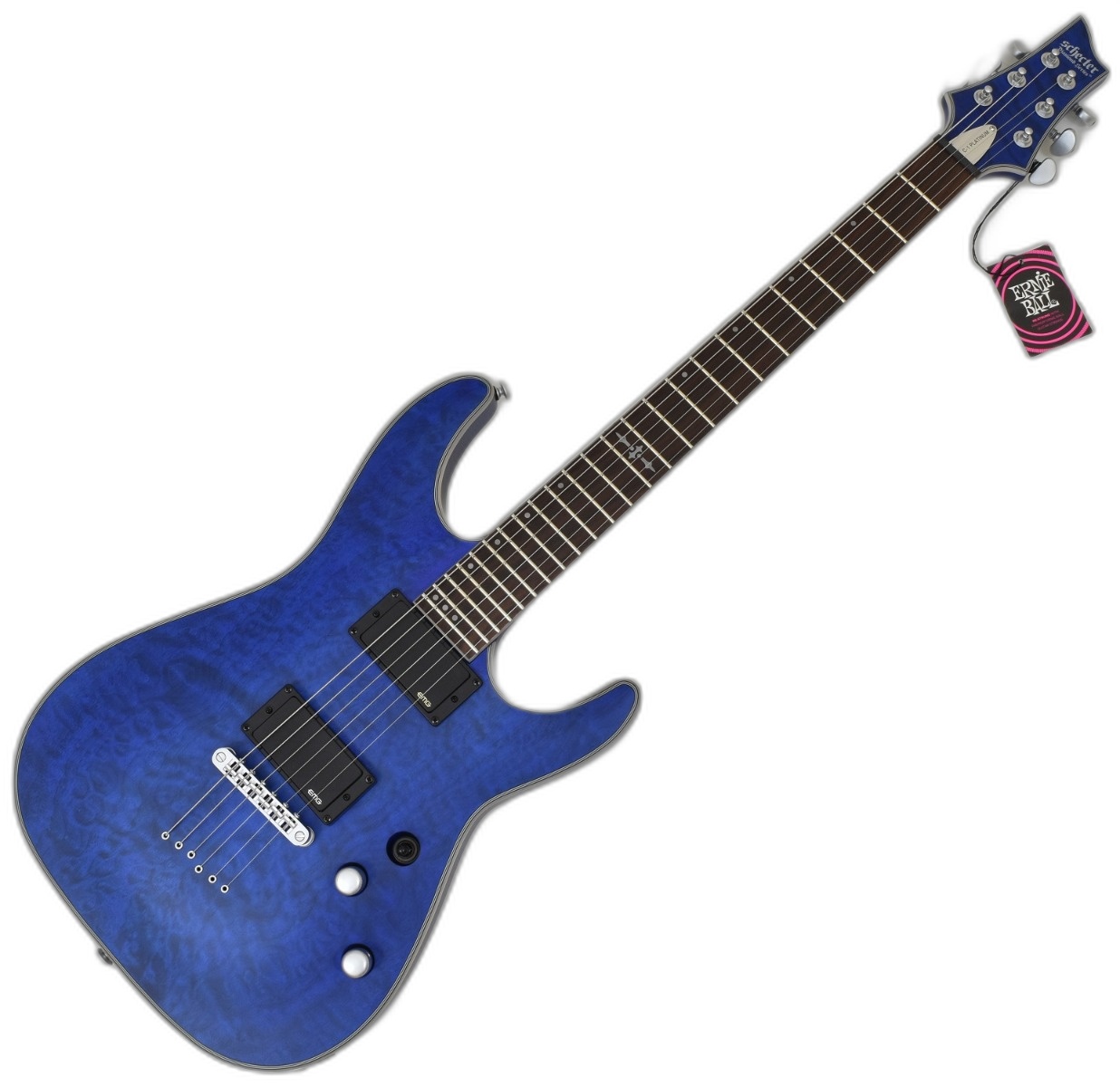 Schecter C-1 Platinum Guitar Satin Purple Burst B-Stock 0277 - 715 | S