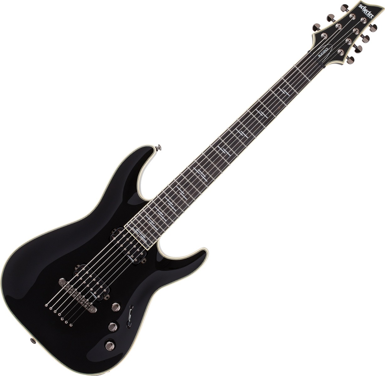 Schecter C-7 Blackjack Guitar Gloss Black B0712 - 2564 | Studio Gears