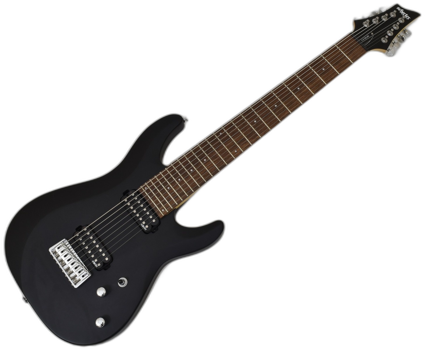Schecter C-8 Deluxe Electric Guitar Satin Black