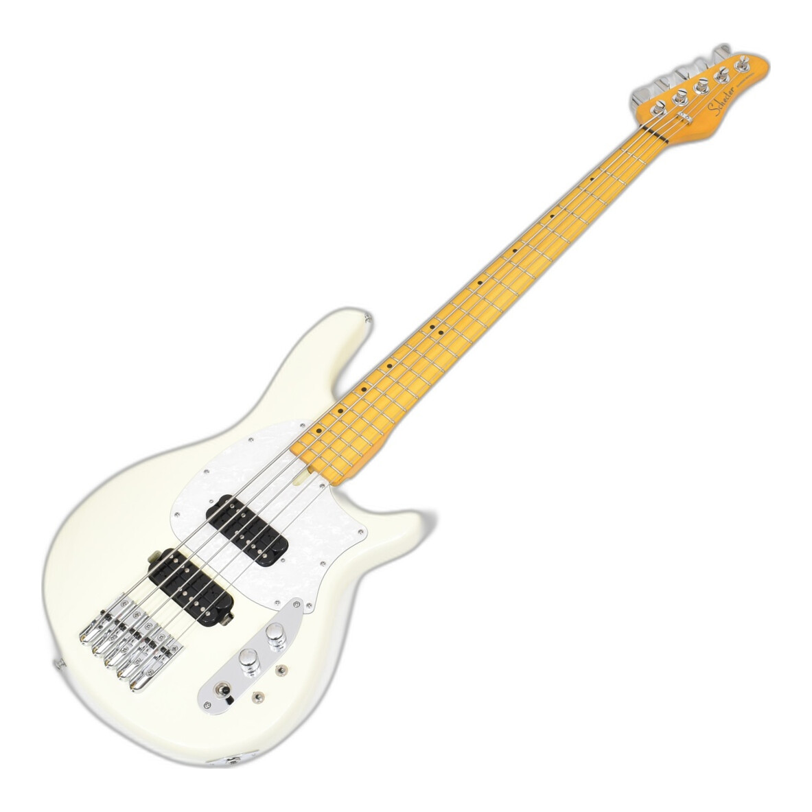 中古 SCHECTER CV-5 Schecter CV-5 Electric Bass Ivory | Studio Gears