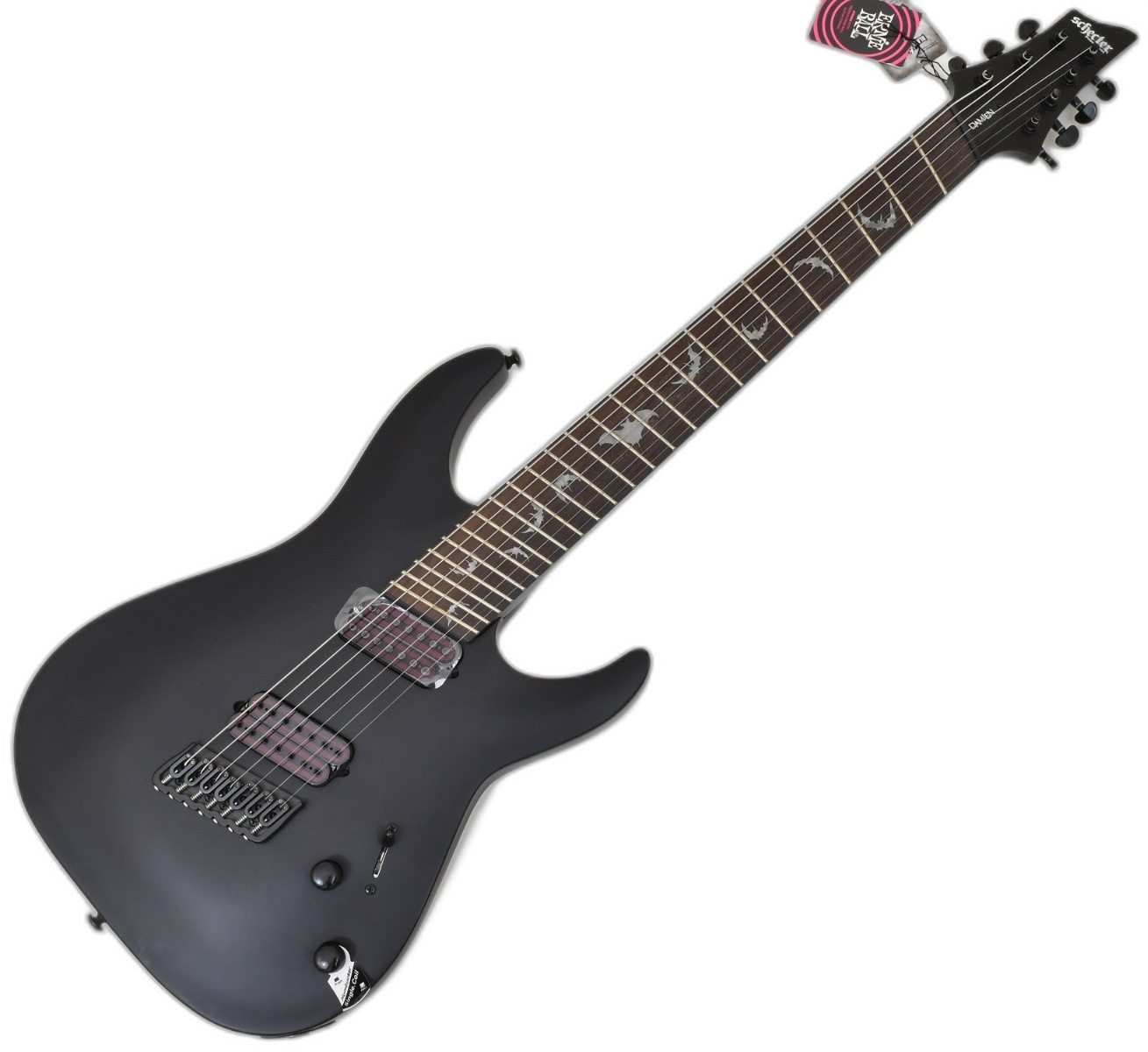Schecter demon series 7弦　ブラック　エレキギター Schecter Demon-7 Aged Black | Studio Gears