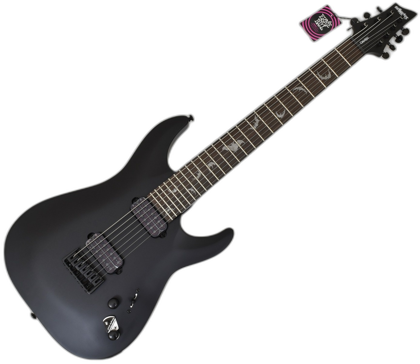 Schecter Damien-7 エレキギター ブラック ギターケース付き Schecter Damien-7 Multiscale | Studio Gears