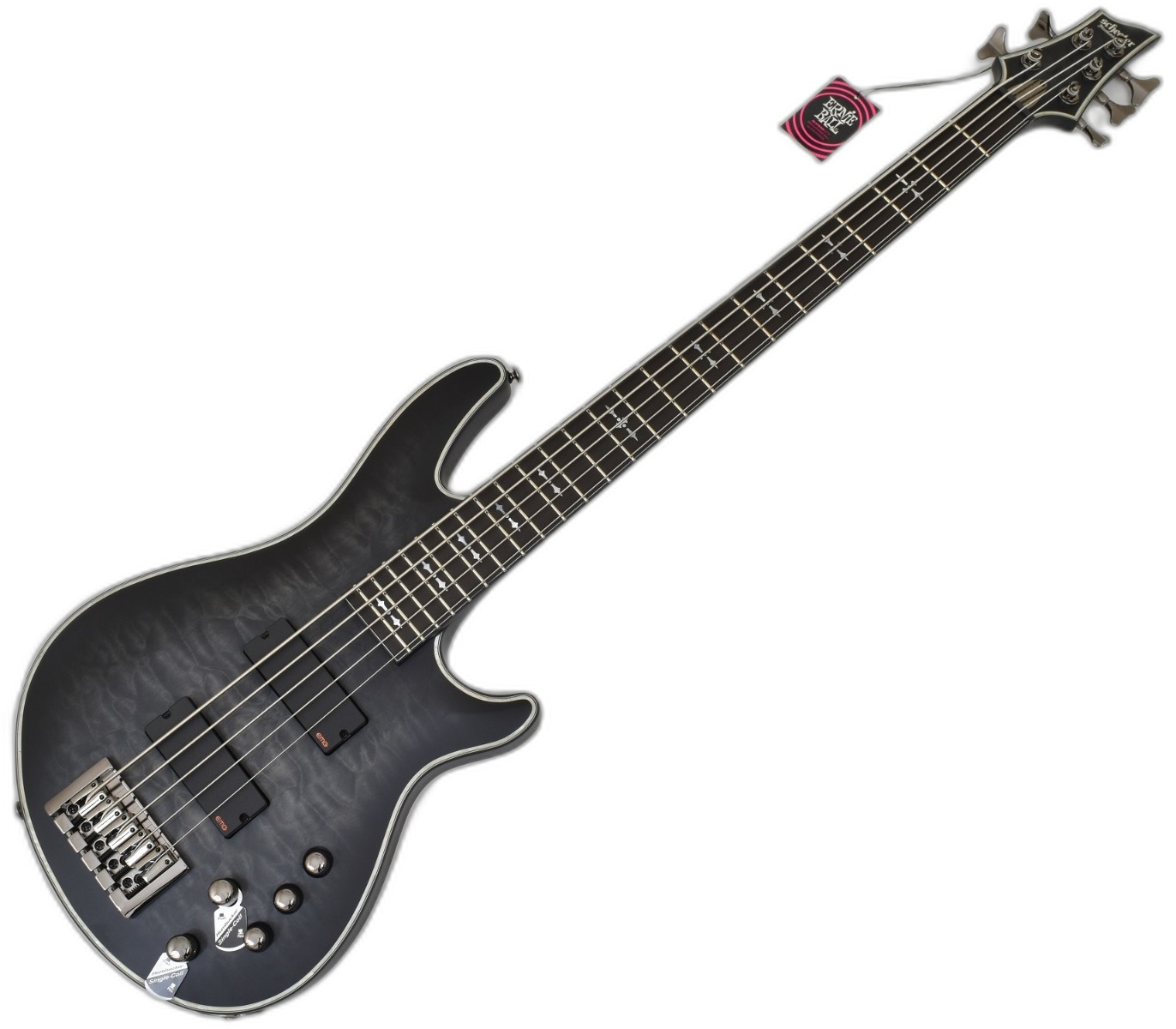 Schecter Hellraiser Extreme-4 Electric Bass See Thru Black Satin