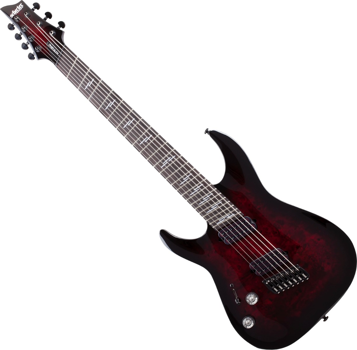 Schecter Omen Elite-7 Multiscale Lefty | Studio Gears