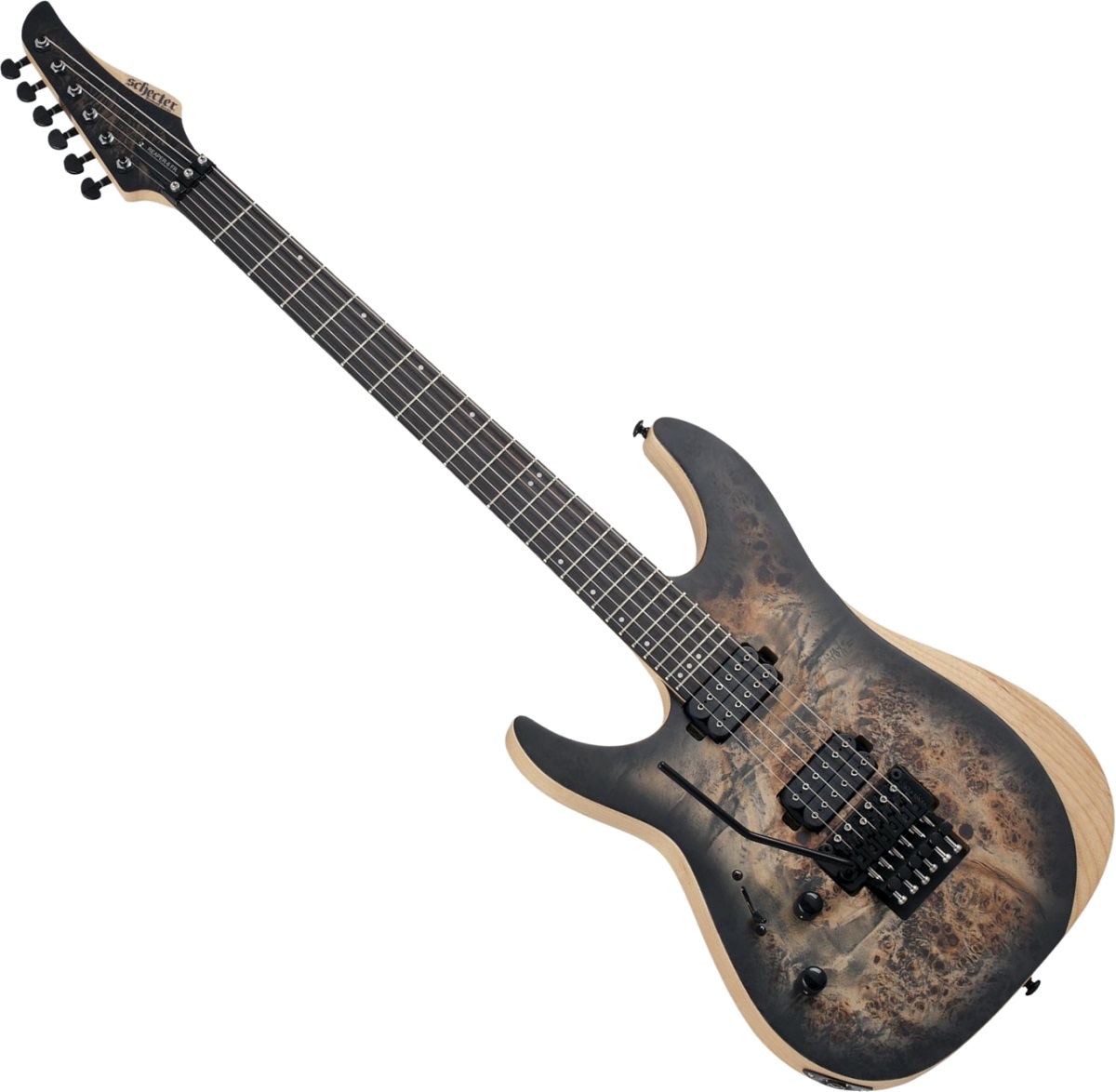 Schecter Reaper-6 Lefty Black | Studio Gears