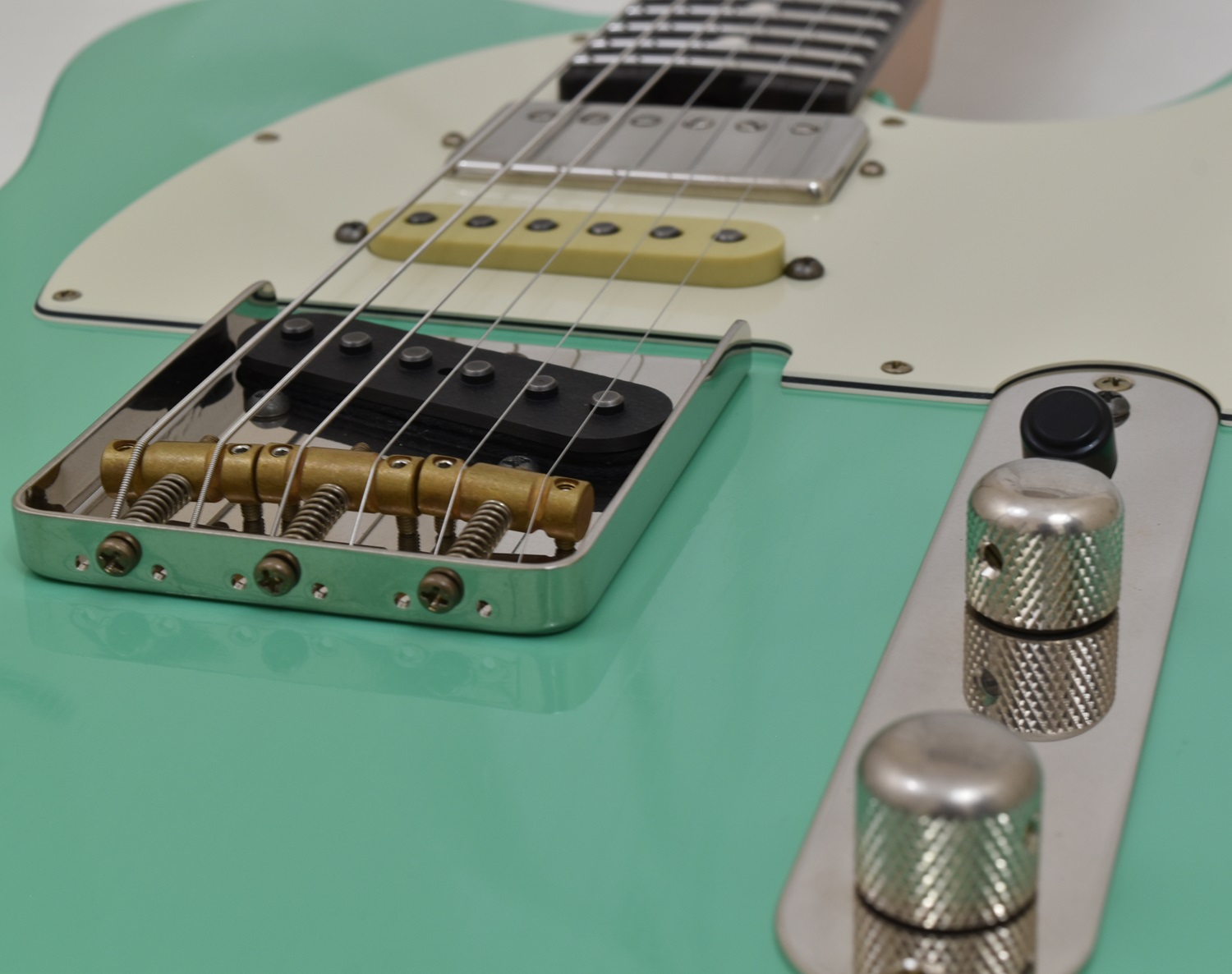 SCHECTER ORIENTAL LINE OL-FL-Satin Surf Green | Red Guitars