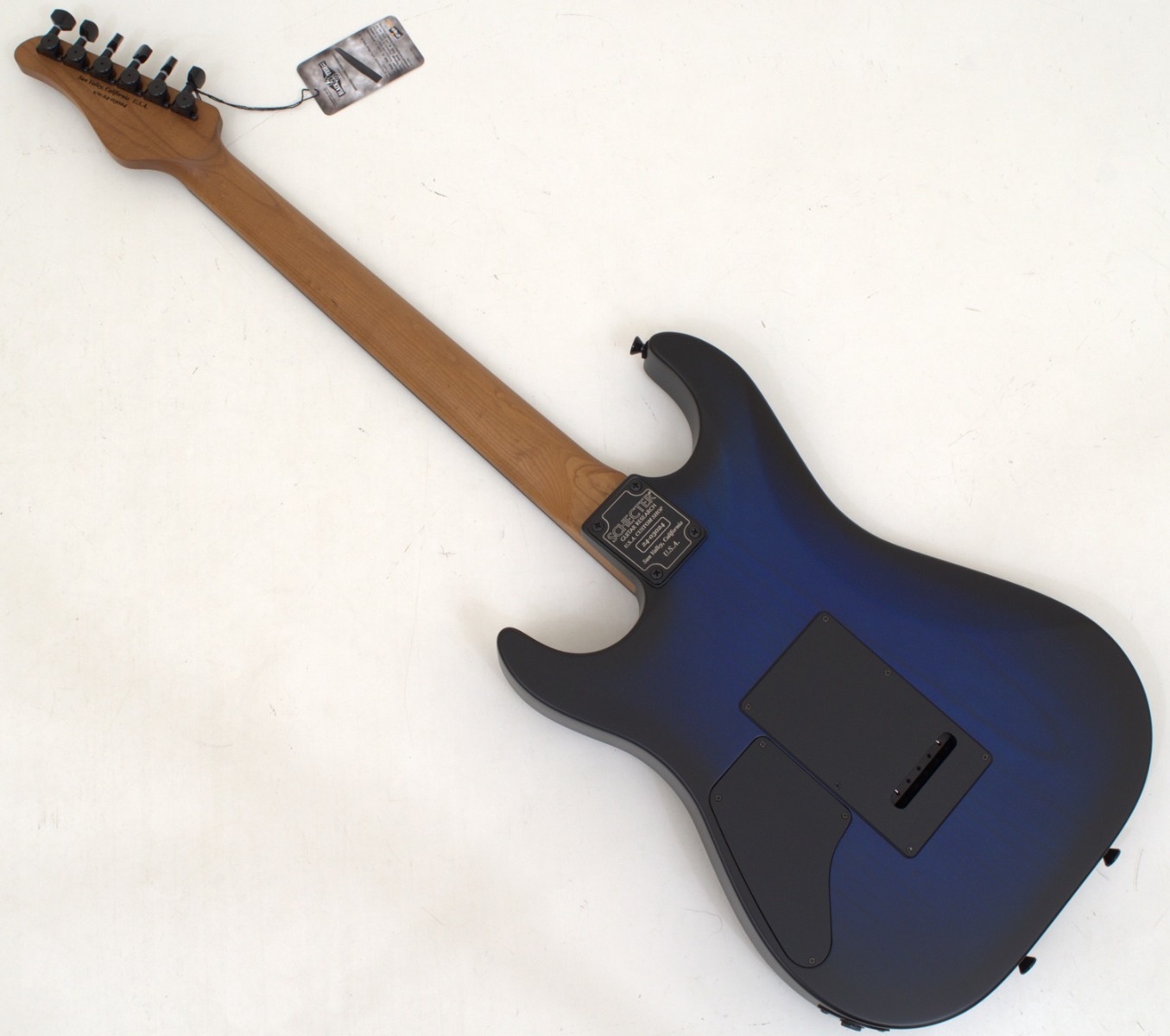 Schecter USA Sunset Custom-II HSS Guitar Ocean Blue Burst | eBay