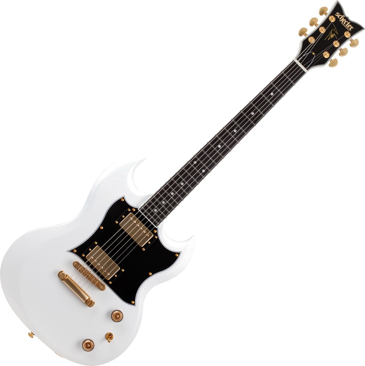 Schecter DJ Ashba Signature Electric Guitar Satin White