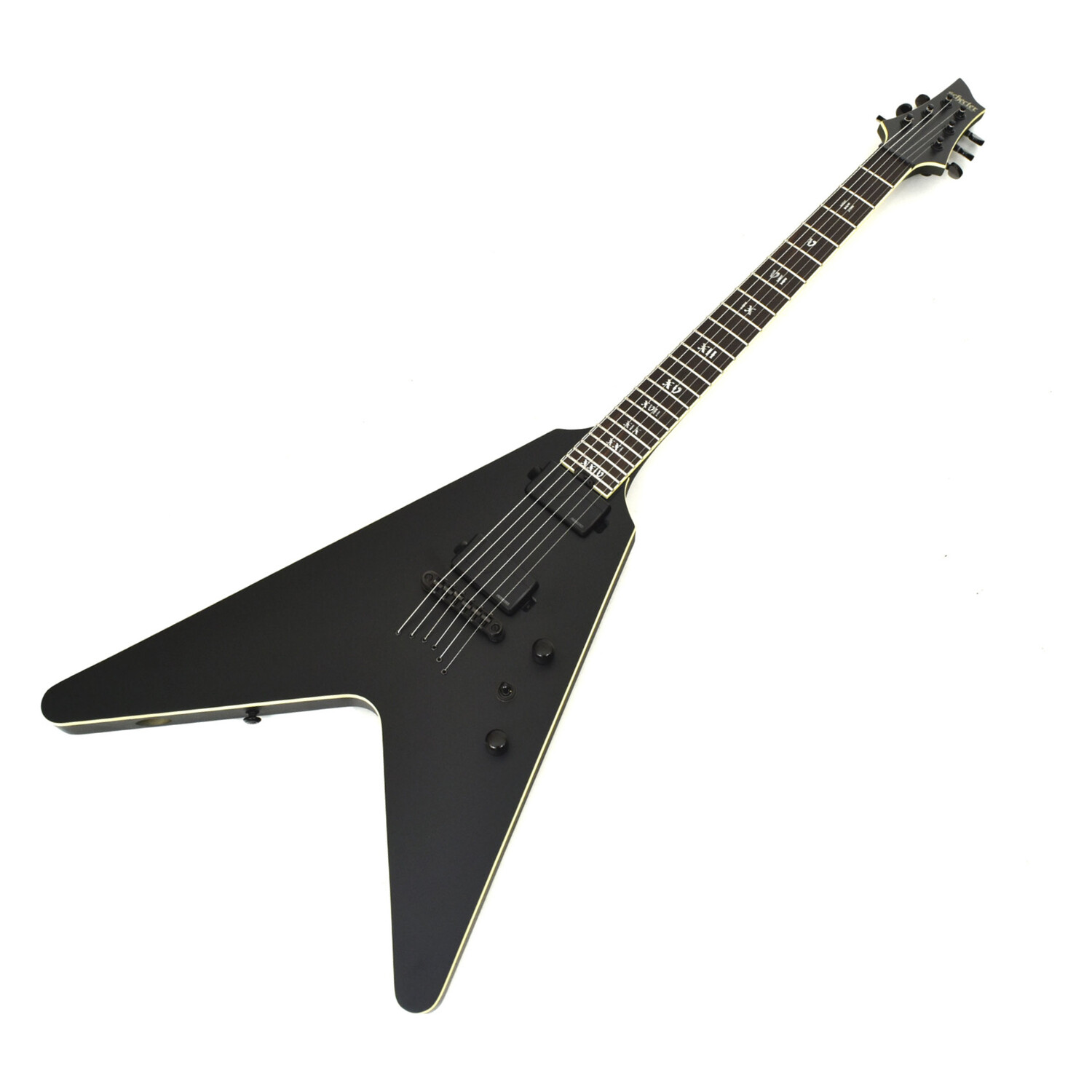 Schecter V-1 SLS Elite Evil Twin Guitar B-Stock 0766 - 1346 | Studio G