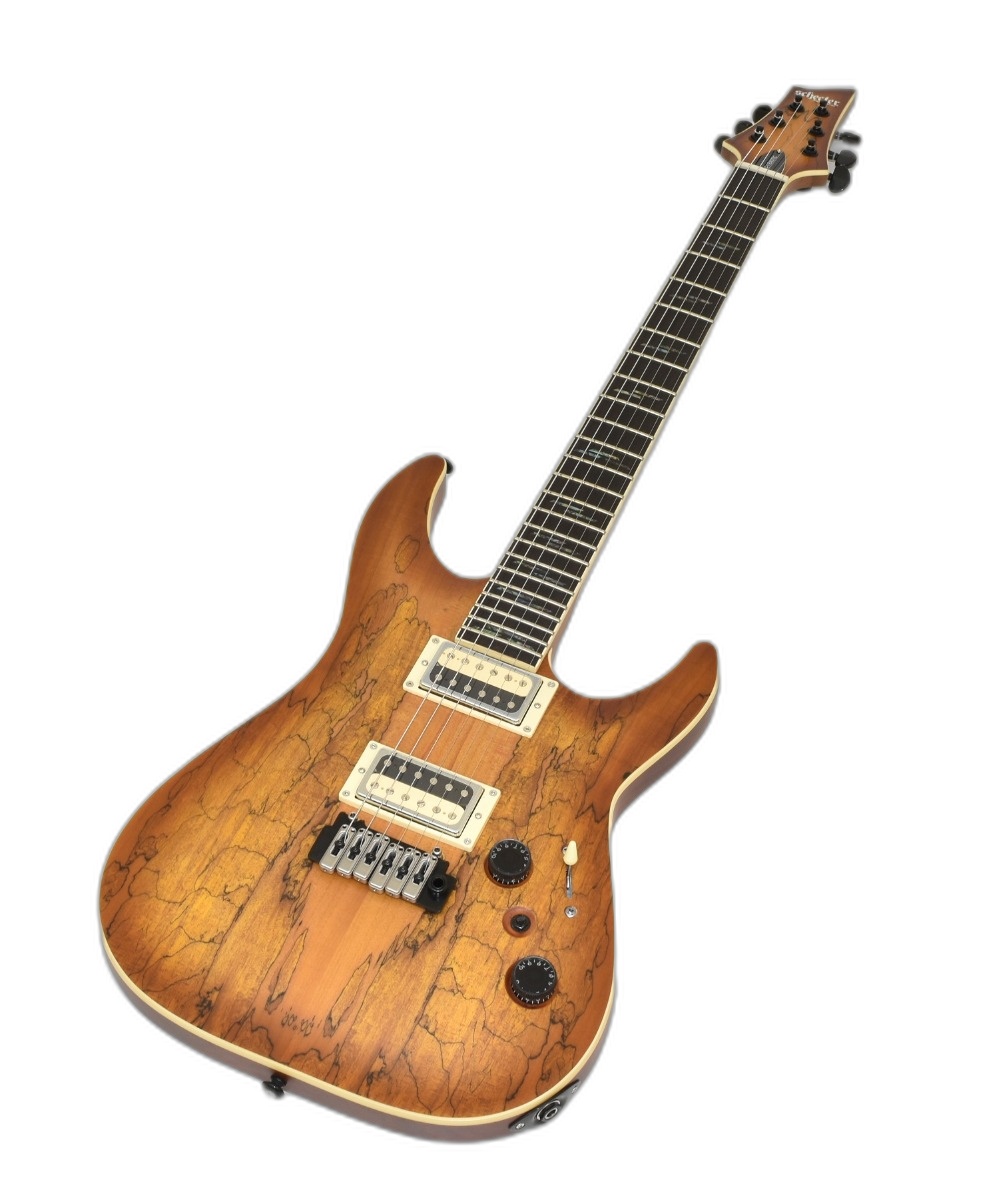 Schecter C-1 Platinum Guitar Satin Purple Burst B-Stock 0277 - 715 | S
