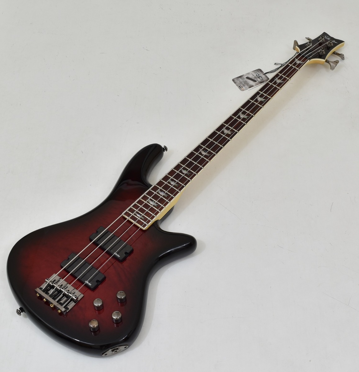 Amazon.com: Schecter Stiletto Extreme 4 Bass Guitar - Black