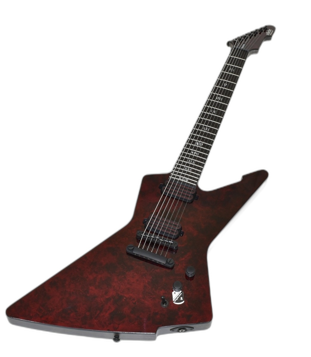 Schecter E-7 Apocalypse Guitar Red Reign B-Stock 1358 - 3071 | Studio