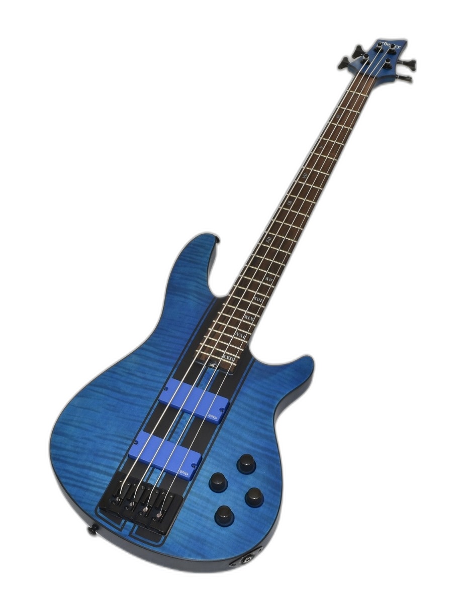 Schecter C-4 GT Bass Trans Blue | Studio Gears