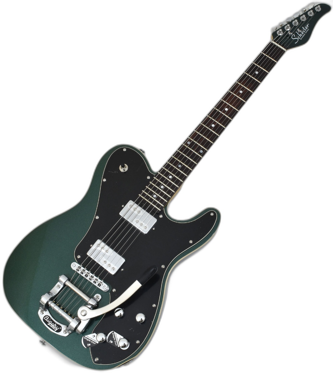 Schecter PT Fastback II B Electric Guitar in Dark Emerald Green Finish