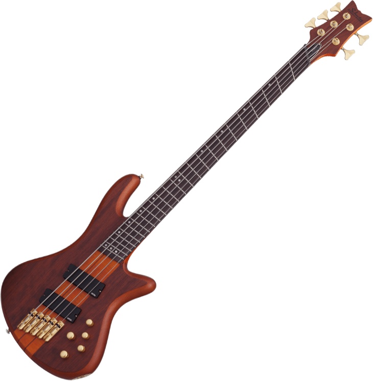 Schecter Stiletto Studio-5 FL Electric Bass Honey Satin