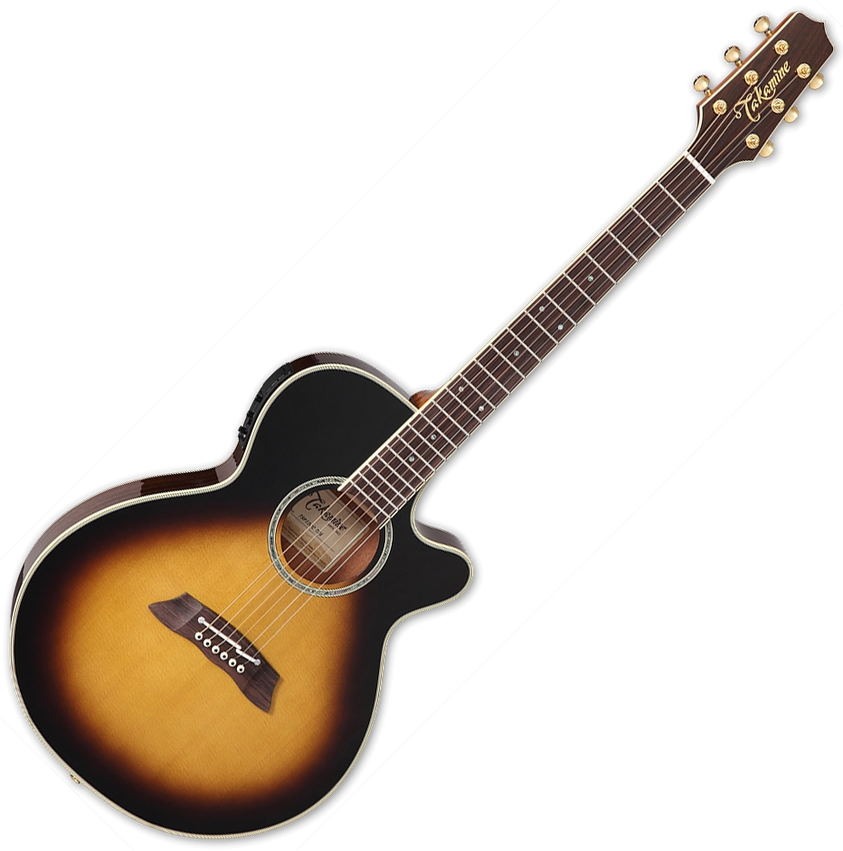 Takamine TSP178AC SBB Acoustic Electric Guitar Gloss See-Thru Blue Bur