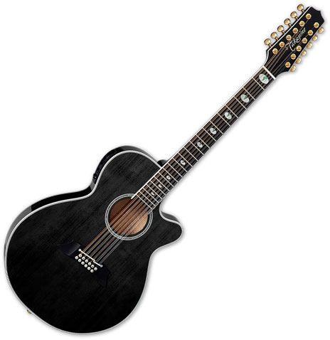Takamine TSP178AC SBB Acoustic Electric Guitar Gloss See-Thru Blue Bur
